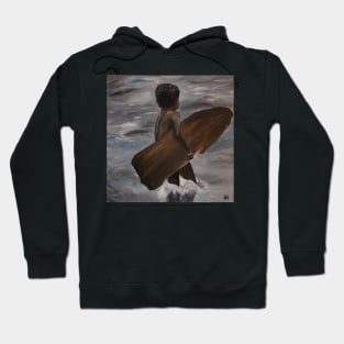 Boy and his surf board Hoodie